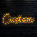 Letras de neón personalizadas con luces LED para decoración de bodas, cumpleaños y fiestas - Iluminación acrílica regulable con control de botón, alimentación USB, material plástico ≤36 V, no requiere batería.