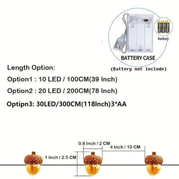 Luces LED de Girasol y Piña para Acción de Gracias - Amarillas, Luces Nocturnas Decorativas a Pilas para Espacios Interiores, Perfectas para Navidad, Halloween, Bodas y Más (Pilas No Incluidas)