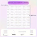 Kit organizador modular para colgar sin taladro, con diseño rectangular pintado, incluye 30 ganchos, 3 bandejas profundas y 3 bandejas poco profundas, solución de almacenamiento conectable para pared
