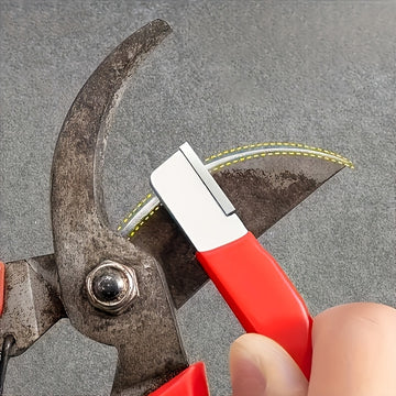Juego de afiladores de cuchillos de cocina profesional, 2/1 pieza - Acero de tungsteno y piedras de afilar cerámicas de diamante para afilar con precisión, adecuado para todos los cuchillos, incluyendo tijeras de jardinería.