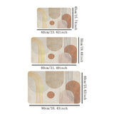 Alfombra de Puerta Antideslizante de Lujo - Súper Absorbente, Alfombra de Poliéster Suave para Baño, Dormitorio, Sala de Estar y Entrada - Lavable a Máquina