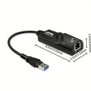 Adaptador Ethernet USB-C a RJ45 100Mbps, Adaptador de Red Compacto con Alimentación USB para Portátil, Compatible con Chips Aladdin, Plug & Play para Oficina en Casa y Gaming, Actualización de Red para Portátiles, Apariencia Profesional, Conexión Rápida