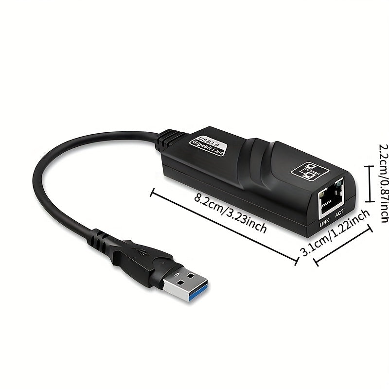 Adaptador Ethernet USB-C a RJ45 100Mbps, Adaptador de Red Compacto con Alimentación USB para Portátil, Compatible con Chips Aladdin, Plug & Play para Oficina en Casa y Gaming, Actualización de Red para Portátiles, Apariencia Profesional, Conexión Rápida