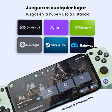 GameSir X5 Lite Mando de Juego para Móvil: Palancas Hall Effect para FPS/MOBA | Ultra Ligero 135g | Botones Turbo | Carga Pasante | Compatible con iOS/Android