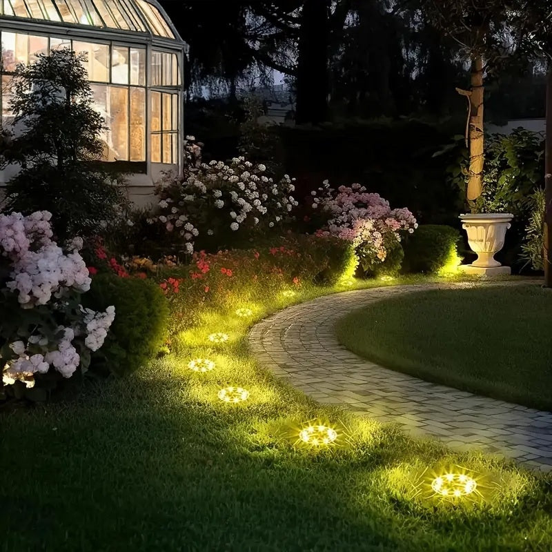 10 Piezas de Luces Solares Inteligentes para Jardín, Estanque y Camino, Resistentes a Altas Temperaturas y Frío Helado, Iluminación Exterior con Larga Durabilidad, Luz Cálida o Blanca Dual Opcional
