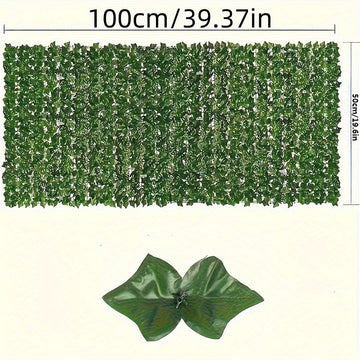 ¡Transforma tu jardín! Cerca artificial de hiedra de 150 cm, verde exuberante todo el año sin mantenimiento. Flexible y fácil de usar, ideal para diversos espacios. Agrega un toque de naturaleza a tu hogar y crea un refugio poético al instante