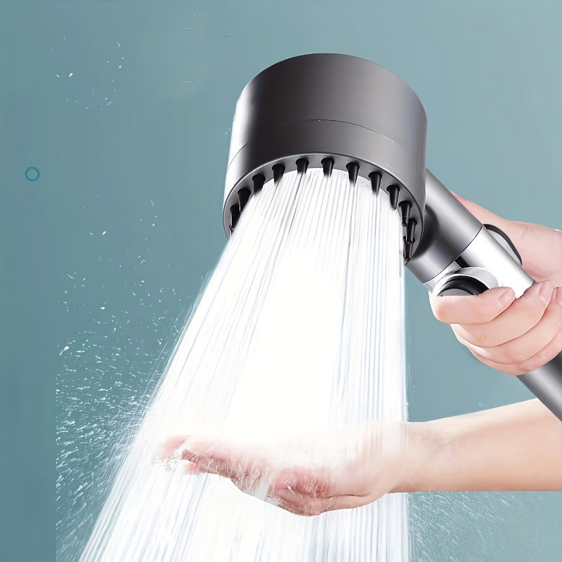 Cabeza de ducha de lluvia de pared de lujo con aspersión de alta presión, acabado de plástico redondo, ideal para decoración de baño moderno, perfecto para la temporada de vacaciones, actualización de ducha | Cabeza de ducha moderna | Fijación de ducha d