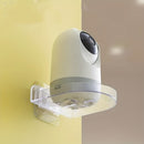 1 pza. Estante flotante transparente para monitor adhesivo para cámaras de seguridad y monitores para bebés - Estante de pared sin taladrar para decoración de oficina/hogar/estantes de almacenamiento de servicios públicos de baño