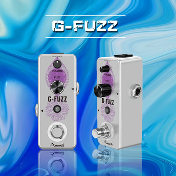 Pedal de guitarra Fuzz clásico vintage, elegante pedal de guitarra Fuzz clásico Mini pedal Fuzz para guitarra eléctrica Pedal Fuzz especial adecuado para música electrónica Mini tamaño True Bypass