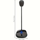 Microfono de cuello de cisne para escritorio, enchufar y listo, compatible con computadoras portátiles y PC, ideal para transmisiones en vivo, cantar, juegos, chats, videollamadas, actuaciones en fiestas y micrófonos de estudio para discursos