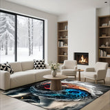 1pc Alfombra de Terciopelo con Diseño Tai, Ideal para Cocina, Dormitorio, Sala, Estudio y Entradas – Ligera, Antideslizante, Lavable a Máquina, Perfecta para Navidad y Acción de Gracias