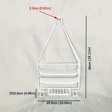1pc Caddy De Ducha Para Cabezal De Ducha, Mantenga El Baño Limpio Y Refrescante, Instalación De Suspensión, Accesorios De Baño, Almacenamiento Y Organizador De Baño