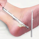 1pc Removedor de callos para pies, Lima de pies de acero inoxidable, Herramienta de pedicura sin parabenos, Exfoliación manual para piel muerta y callos, No requiere batería, Accesorio para el cuidado de los pies en casa