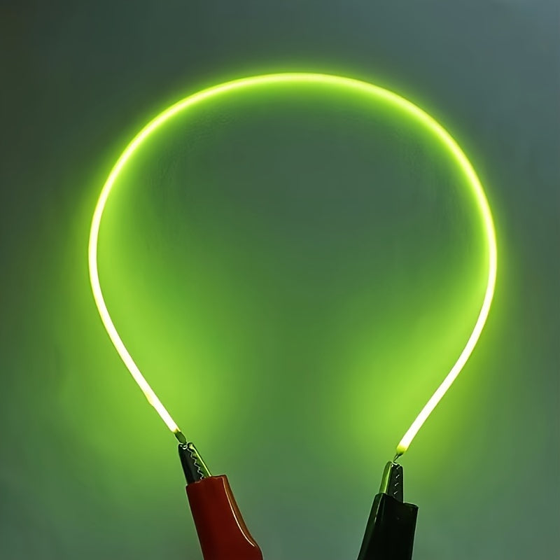 Paquete de 6 Tiras Luminosas Flexibles - Blanco Cálido, Rojo, Verde, Azul, Rosa | Bombillas Espirales de 38mm/130mm/300mm, Ideales para DIY y Decoración | Alimentadas por Batería DC3V (No Incluida) | Brillantes y Flexible, Perfectas para Cocina/Salón/Esc