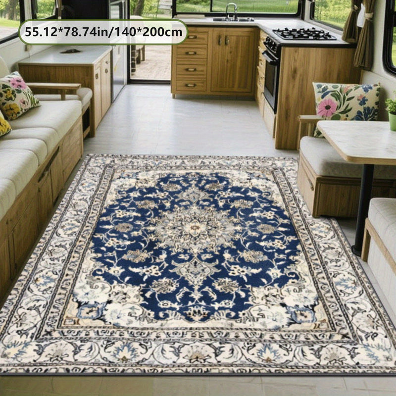 2D Impresión Plana, Artesanía de Alta Calidad, Patrones Tradicionales, Estilo Clásico Tradicional para Exteriores, Alfombras para Camper, Alfombras para Interiores, Alfombras para Tiendas, Alfombras de Patio, Alfombras de Bienvenida, Alfombras de Camping