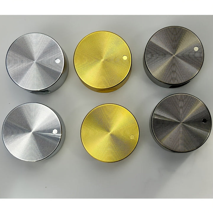 2 unidades de 6mm 8mm Mango de estufa de gas de cocina dorado Accesorios metálicos multifuncionales para horno de cocción perilla de interruptor
