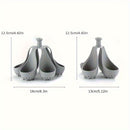 1pc Vaporera de Silicona Resistente a Altas Temperaturas con Mangos Ergonómicos y Agujeros de Ventilación - Segura para Alimentos, Portátil para Cocina en Casa, Camping, Desayuno Familiar, Herramienta de Cocina Compacta, Diseño Perforado