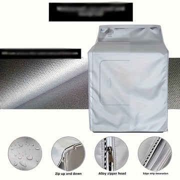 Fundas para lavadora con cremallera - cubierta protectora interior y exterior de tela Oxford, duradera y lavable