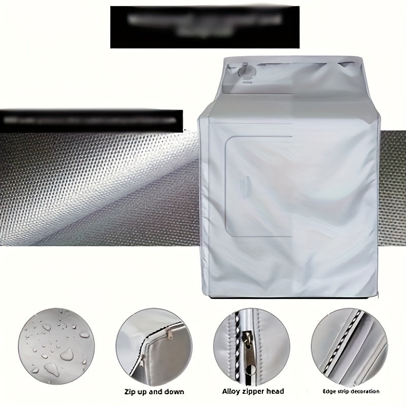Fundas para lavadora con cremallera - cubierta protectora interior y exterior de tela Oxford, duradera y lavable