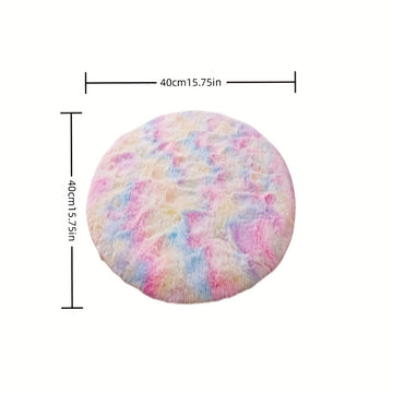 1 alfombra suave lavable arcoíris - Manta de felpa cómoda para sala, dormitorio o residencia estudiantil