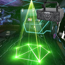 Luz de Animación de Haz RGB de 500mW con Control Remoto - Proyector Profesional para Fiestas de DJ y Escenario, Activado por Sonido, Ideal para Karaoke, Discotecas, Bodas, Halloween, Navidad y Decoraciones del Black Friday