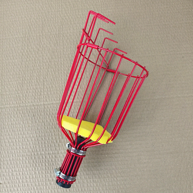 Herramienta universal para cosechar frutas, incluyendo lulos y moras, con un palo telescópico para recoger frutas en alturas elevadas, y un dispositivo especializado para ciruelas.