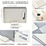 Juego de 4 tablas de cortar de plástico libres de BPA con base, seguro para lavavajillas, seguro para contacto con alimentos, prevención de contaminación cruzada, tablas de cocina multiusos