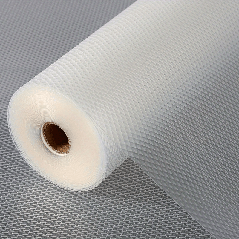 1 rollo de almohadillas para gabinetes de cocina, encimeras y cajones - papel especial para gabinetes y almohadillas antideslizantes cortables, uso multiusos en múltiples escenarios, materiales EVA, almohadillas para estantes