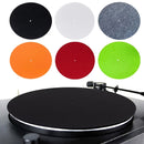 1 pieza de tapete de disco para giradiscos, nuevo tapete de color sólido impreso digital con suela antideslizante para discos de vinilo.