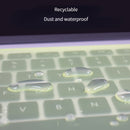 Protector de teclado de silicona, flexible, lavable, antipolvo y duradero, para laptops de 30.48 a 35.56 cm
