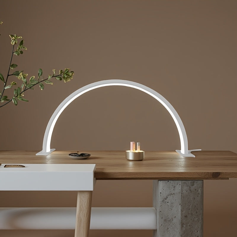 Linterna LED para Uñas - Alimentación USB sin Transición de Oscuridad, Diseño en Arco para Salón, Hogar y Oficina - Luz Compacta para Manicura, Pedicura y Maquillaje - Iluminación Estacionaria con Enchufe USB, Cuidado de Uñas, Mejora de Belleza, Diseño e