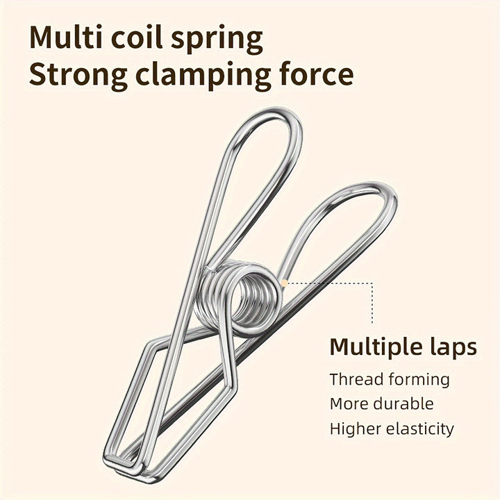 1pc Estante de Secado de Calcetines de Acero Inoxidable con Múltiples Clips - Gancho Giratorio a Prueba de Viento, Perfecto para Calcetines, Sujetadores y Ropa Interior - Accesorio Esencial para la Lavandería