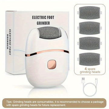 1pc Amoladora Eléctrica para Pies, Amoladora de Pies Recargable para Pulido Intenso, Amoladora de Pies