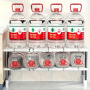 Organizador Extensible de 1 Nivel para Debajo del Fregadero - Acero Inoxidable y Plástico, Ajustable y Espacioso para Cocina y Baño, Instalación Fácil con Guía, Idea de Regalo para el Día del Padre, Diseño Moderno y Limpio, Postes Metálicos