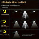 1 lámpara solar LED brillante para pared, con sensor de movimiento, 3 modos de iluminación, luz para jardín, seguridad exterior, patio o calle, con batería, PODOFO