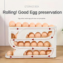 Un soporte de huevo de tres niveles para el refrigerador puede almacenar hasta 20 huevos a la vez, con un diseño de rodadura automática para el almacenamiento y distribución de huevos.