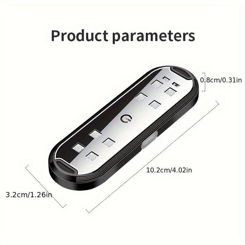 1pc Luz de Puerta de Coche LED Lámpara de Bienvenida con Control Magnético, Apertura Automática Seguridad Anticolisión Accesorios para el Coche Luz Ambiental LED - Carga USB