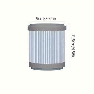 2pcs Elementos de Filtro de Purificador de Aire de Alta Eficiencia, Compatibles con EJ-JHQ01 - Construcción de Plástico Duradero, Diseño Estriado para una Filtración Mejorada, Ideal para Uso en Hogar y Oficina, Purificadores de Aire para el Hogar