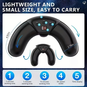 CIICII Lámpara de uñas USB para esmalte de gel, secador de uñas de baja tensión 36V, luz LED de curado rápido, portátil y sin olores, kit de manicura y pedicura para el hogar, regalo para mujeres (ergonómico, alimentado por USB, diseño compacto)