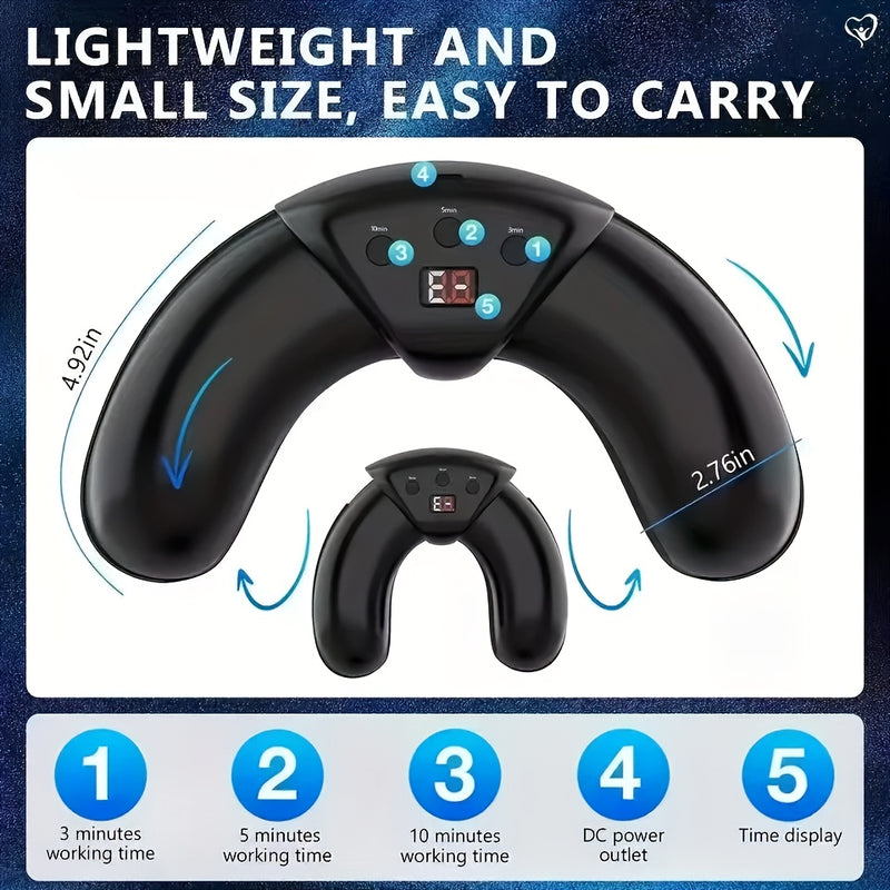 CIICII Lámpara de uñas USB para esmalte de gel, secador de uñas de baja tensión 36V, luz LED de curado rápido, portátil y sin olores, kit de manicura y pedicura para el hogar, regalo para mujeres (ergonómico, alimentado por USB, diseño compacto)