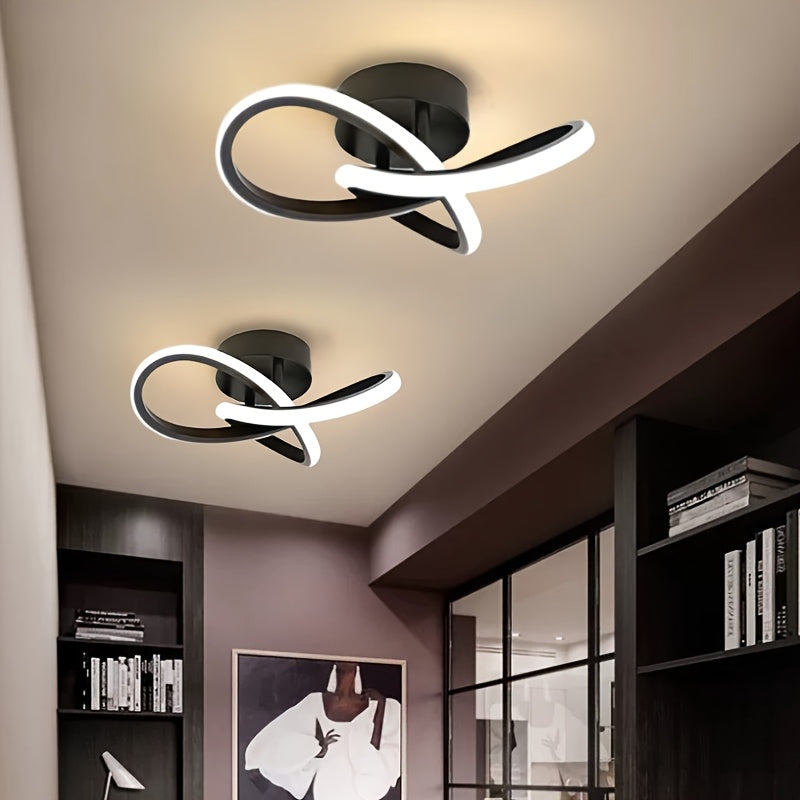 Lámpara de techo para balcón de entrada simple, lámpara de pasillo, lámpara de corredor, lámpara de vestíbulo acrílica con LED