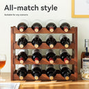 Pequeño estante para vinos de encimera para el hogar, conveniente y hermoso, se puede utilizar en la cocina, el restaurante, la oficina y otras escenas.