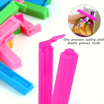 10/20/30 unidades de Clips de Bolsa de Plástico Reutilizable FreshSeal - Impermeable a la Humedad y el Polvo Accesorios de Almacenamiento de Cocina para Frescura