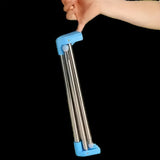 Colgador de ropa portátil multifuncional de 13-28 pulgadas, extensible y plegable, ideal para el hogar, la lavandería, el camping y los viajes, con estantes para secar.