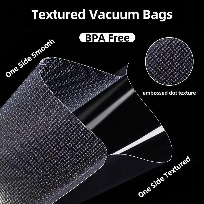 Paquete de 3 Bolsas Selladoras AGASHE - Rollos de 3m, Múltiples Tamaños (11.18” y 7.09” de Ancho), Cortables para Almacenamiento de Alimentos, Sous Vide, Preparación de Comidas - Rollos Texturizados Premium Compatibles con Todas las Selladoras, Conservac