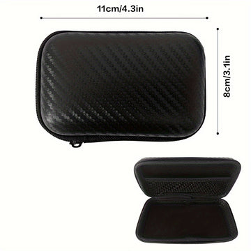 1Pc Bolsa de Almacenamiento EVA, Bolsa de Almacenamiento Portátil, Bolsa de Almacenamiento de Carcasa Dura, Bolsa para Auriculares, Bolsa para Cables, Suministros de Viaje al Aire Libre, Organización y Almacenamiento en el Hogar, Contenedores de Almacena