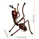 Elegante soporte de vino de metal con diseño de hormigas realistas - Soporte creativo para cócteles y cerveza, perfecto para el hogar, restaurantes y decoración de bares, decoración de hormigas