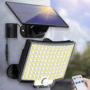 Linterna solar multifuncional con sensor de inducción y división, luz de camino IP44, luz nocturna, iluminación para almacén, adecuada para jardín, garaje, farola comercial y camping