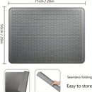 Protector de estufa de silicona, 71,12 x 50,8 cm, grande, antideslizante, resistente al calor, cubierta para encimera de cocina, almohadilla plana para campana extractora de vidrio para estufa eléctrica, kit de repuesto decorativo