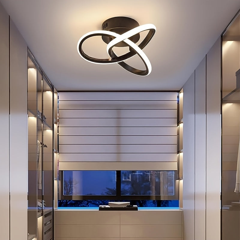 Lámpara de techo para balcón de entrada simple, lámpara de pasillo, lámpara de corredor, lámpara de vestíbulo acrílica con LED